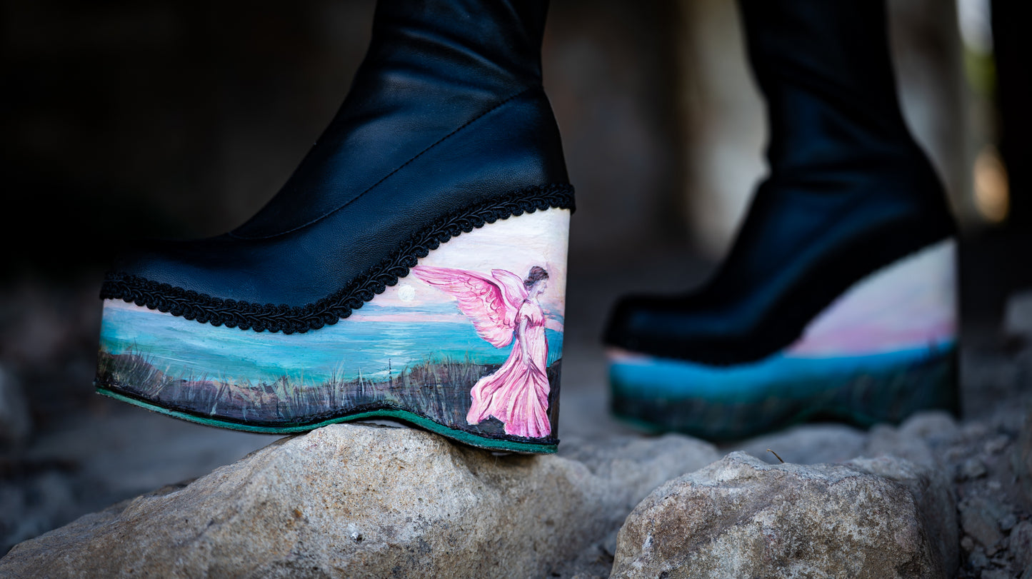 Dulce Divin – cizme pictate