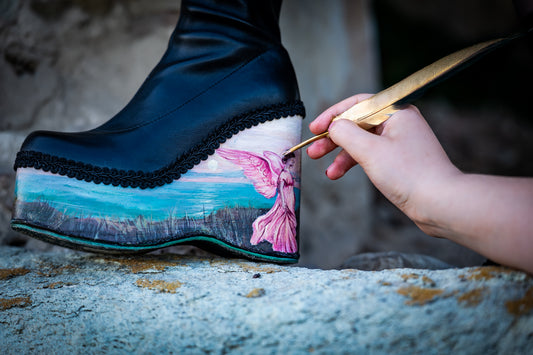 Dulce Divin – cizme pictate